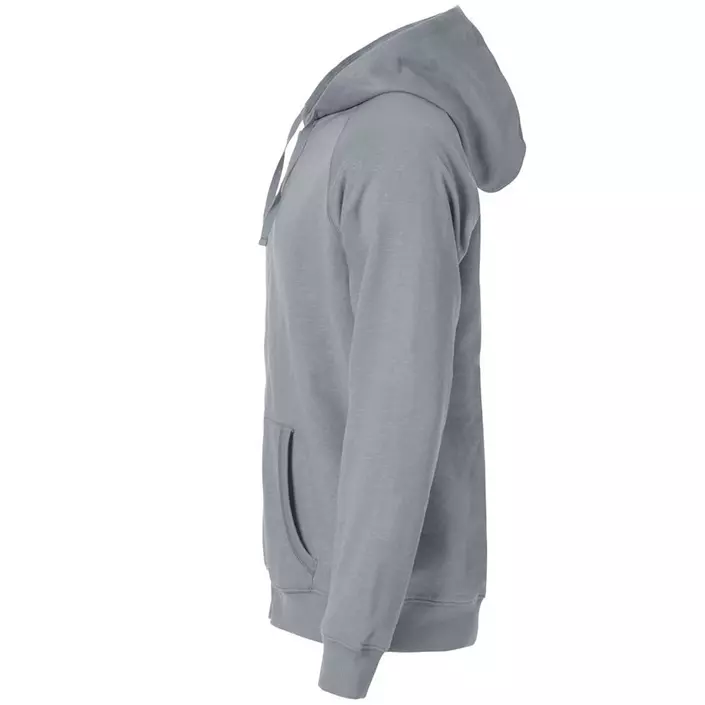 Clique Loris hoodie with full zipper, Grey, large image number 5