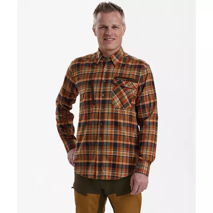 Deerhunter Hektor skjorta, Orange checked, large image number 3