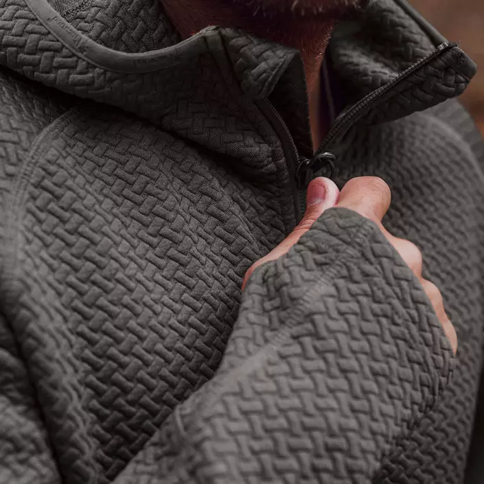 Pinewood Everyday Travel hættetrøje med lyn, Grey melange , large image number 9