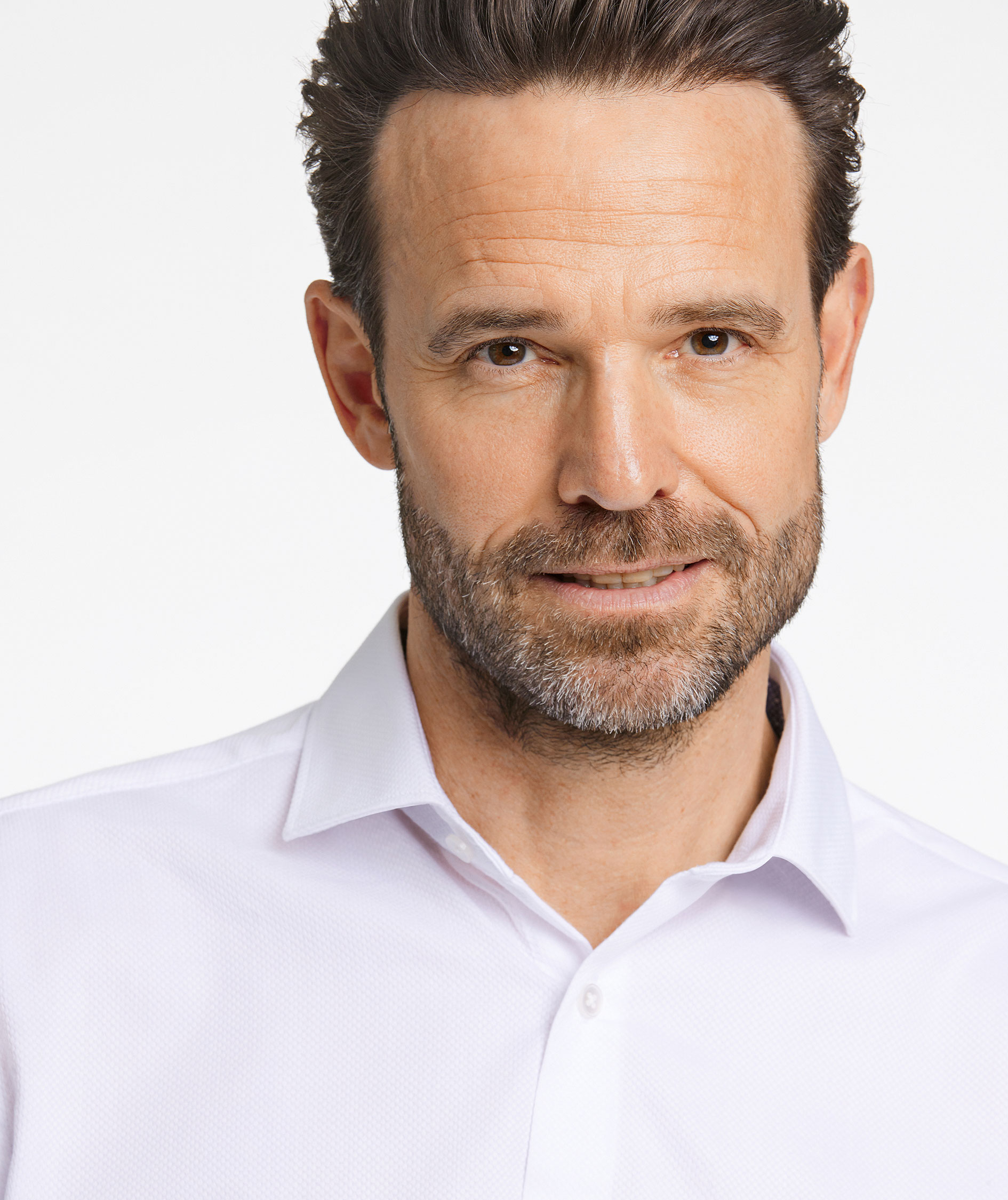 JACK'S Structure Regular fit shirt, White, large image number 4