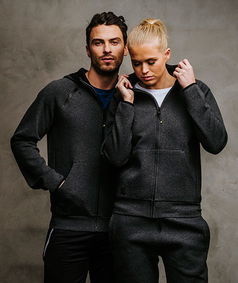 NYXX Disrupter hoodie dam, Koks Melerad, large image number 3