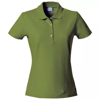 Clique Basic dame polo t-shirt, Army Green