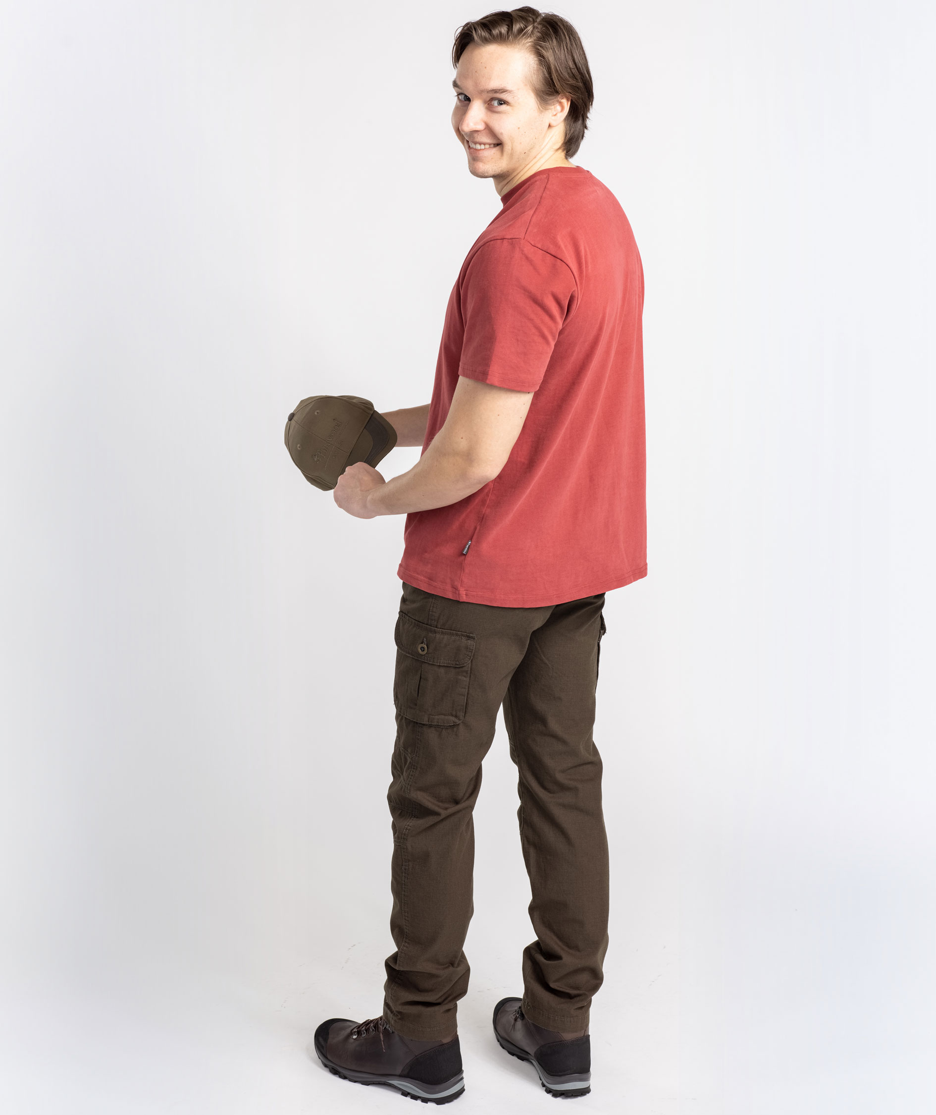 Pinewood Broderick fritidsbukser, Dark Green, large image number 3