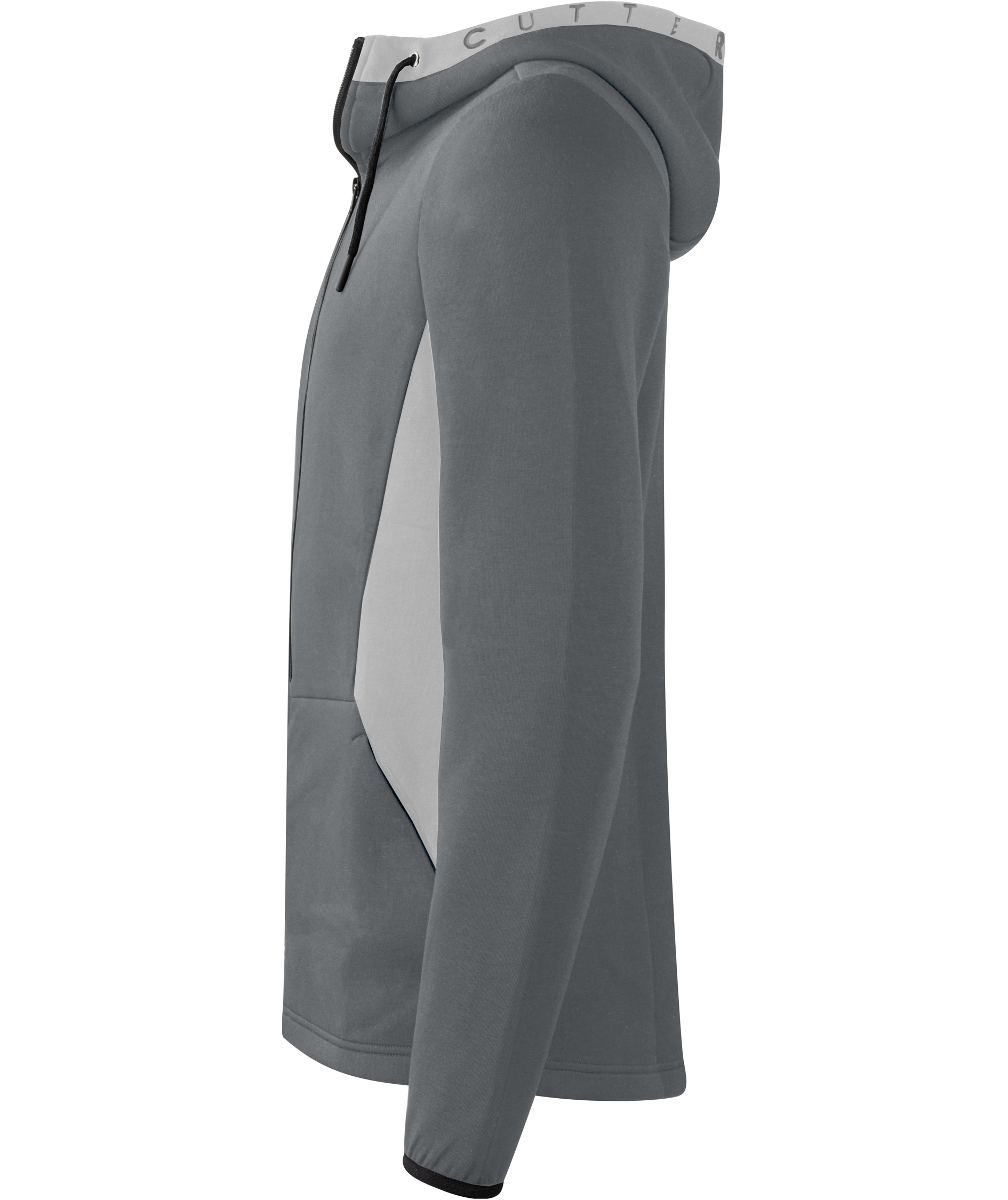 Cutter & Buck Pemberton hoodie with full zipper, Pistol, large image number 3