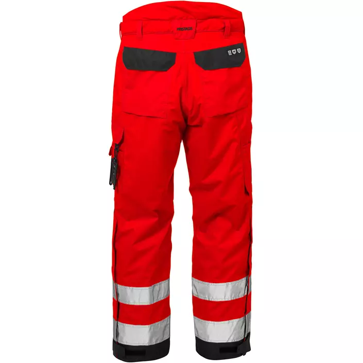Fristads Airtech® winter trousers 2035, Hi-vis Red/Black, large image number 3
