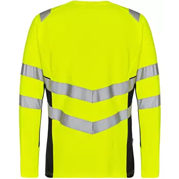 Engel Safety långärmad T-shirt, Varsel Gul/Svart