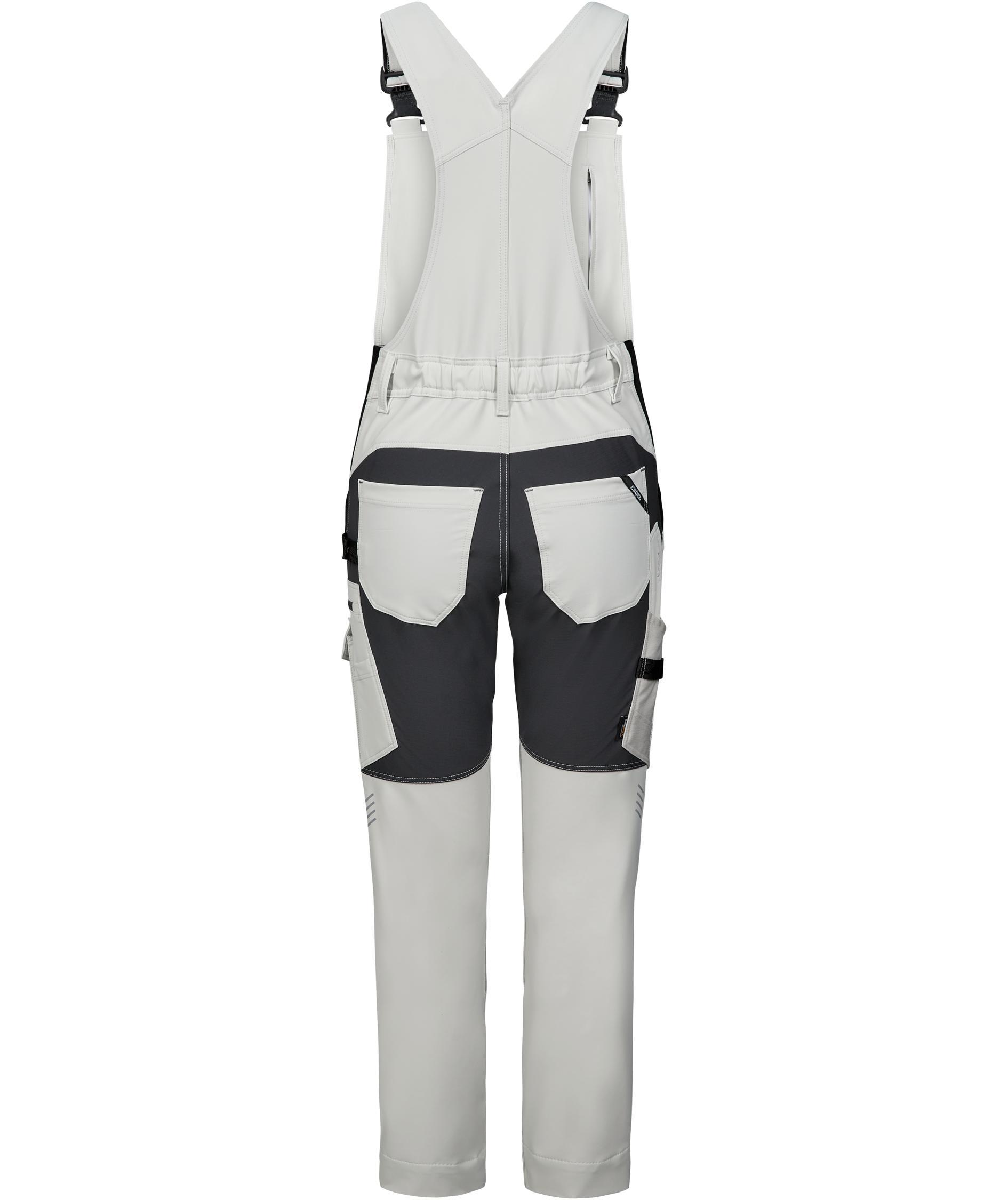 Engel Entire h&auml;ngselbyxa full stretch dam, Bone White/Anthracite Grey, large image number 3