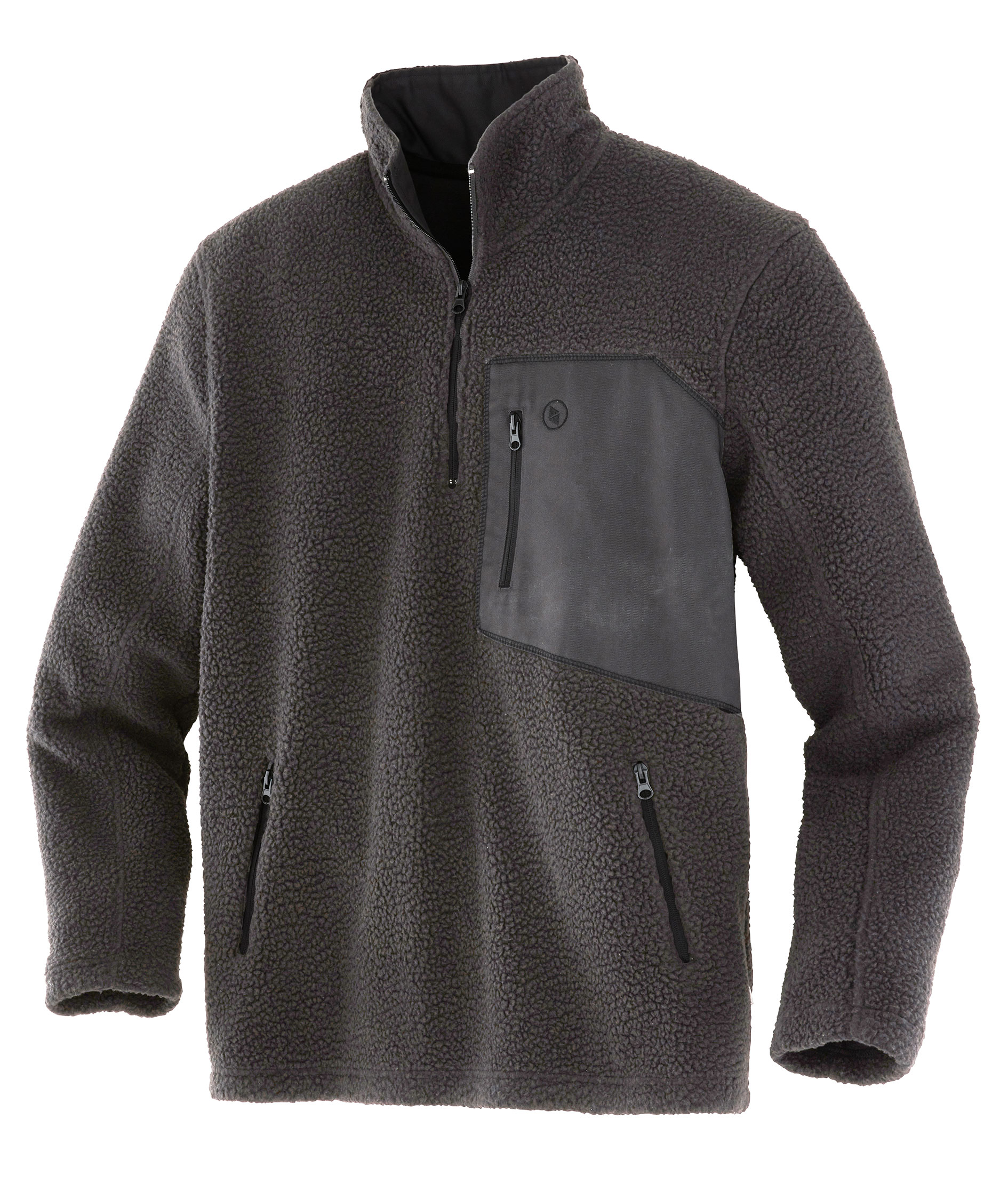 Terrax fibre pile pullover, Black/Anthracite