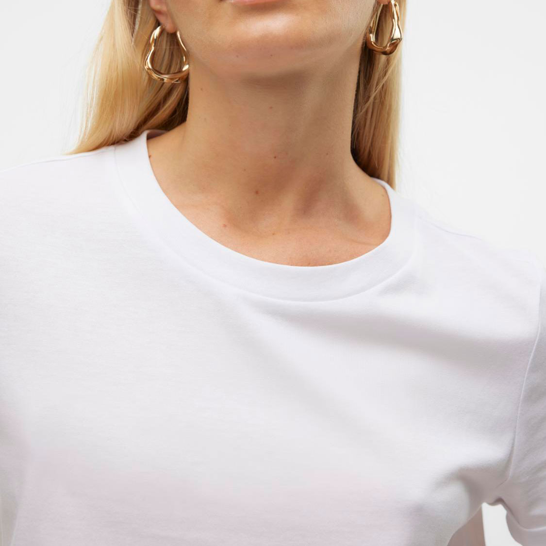 Vero Moda VMPAULA T-shirt, Bright White, large image number 3