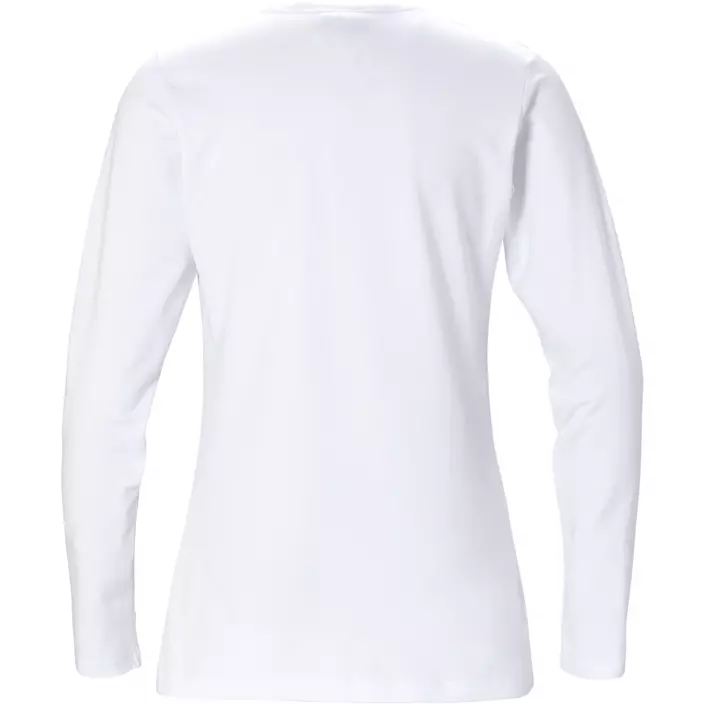 Fristads Acode long-sleeved women's basic T-shirt, White, large image number 1