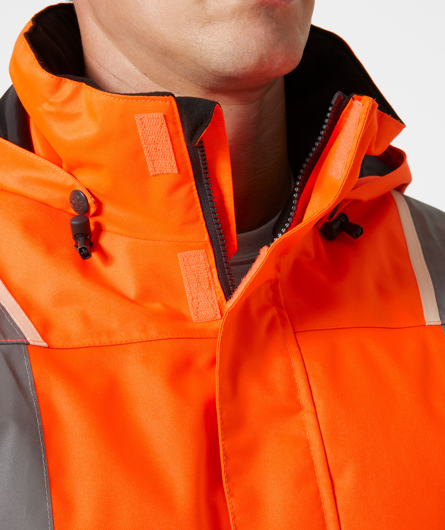 Helly Hansen UC-ME winter jacket, Hi-vis Orange, large image number 4