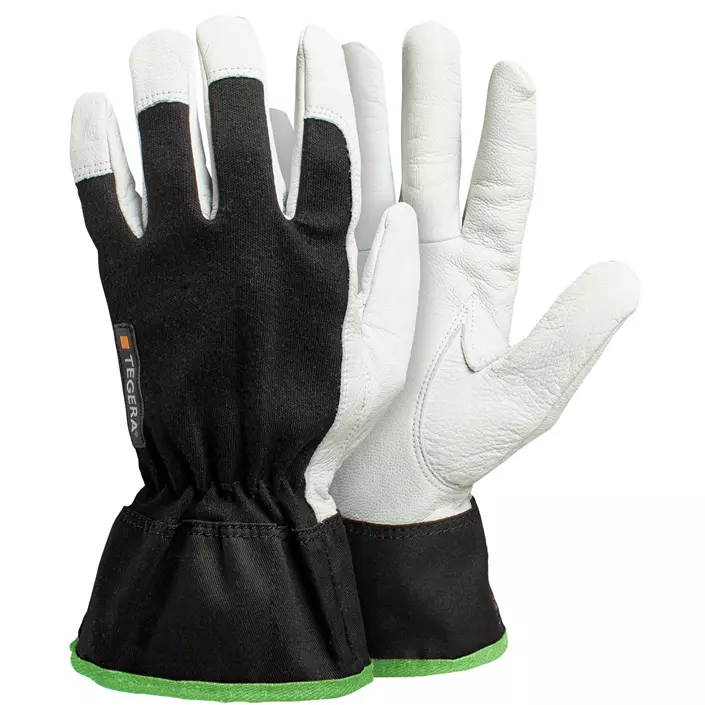Tegera 514 work gloves, White/Black/Green, large image number 0