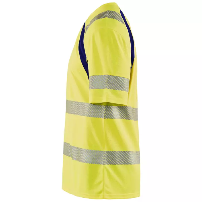 Blåkläder UV T-skjorte, Hi-vis gul/marineblå, large image number 2