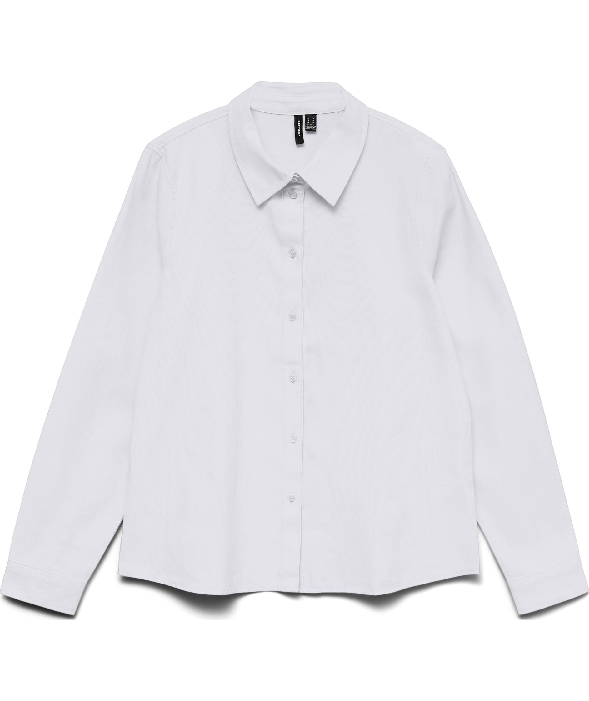 Vero Moda VMLAUREN Oxford skjorta dam, Bright White
