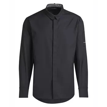 Kentaur modern fit chefs-/service shirt, Black