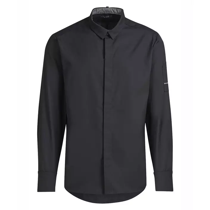 Kentaur modern fit chefs-/service shirt, Black, large image number 0