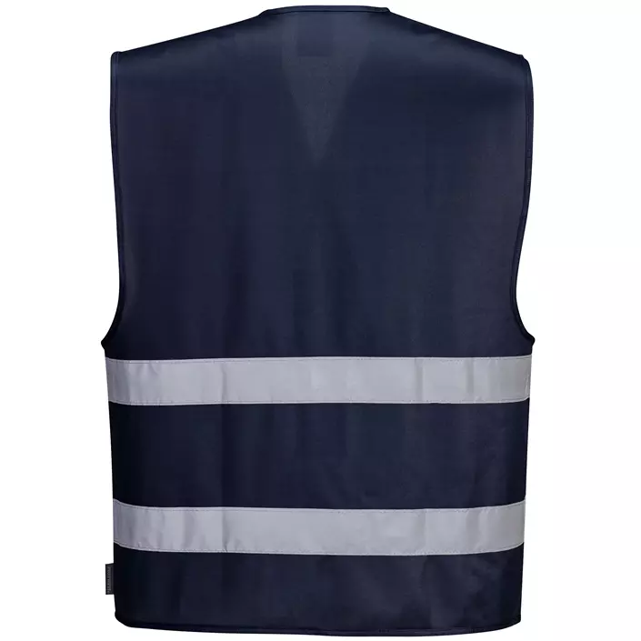 Portwest Iona överdragsväst med reflexer, Marinblå, large image number 1
