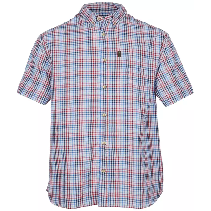 Pinewood Summer kortærmet skjorte, Light Blue/Red, large image number 0