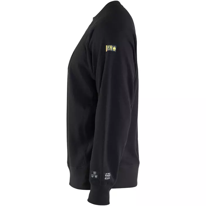 Blåkläder FR sweatshirt, Sort, large image number 4
