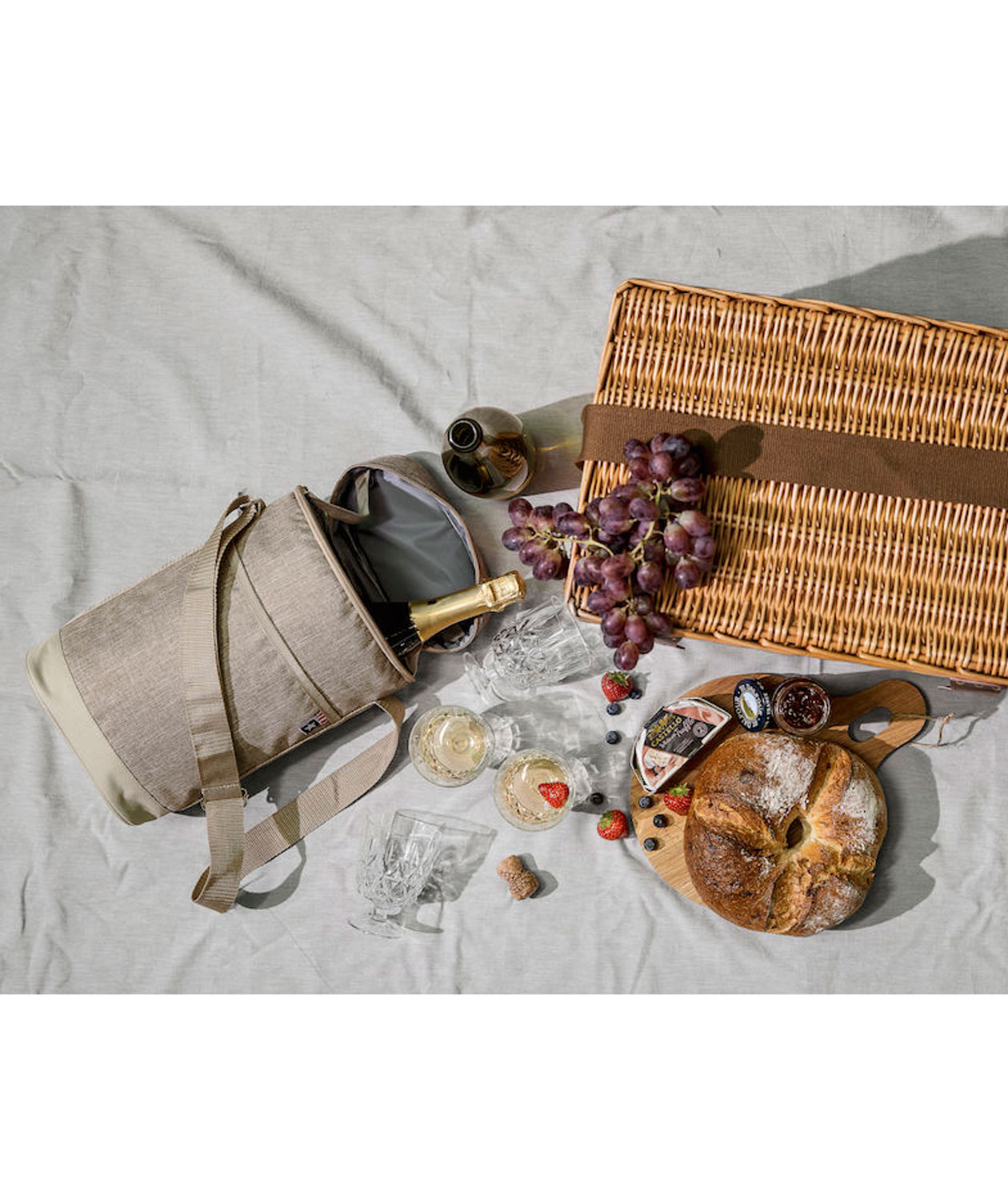 Sagaform City wine cool bag 9L, Beige