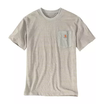 Carhartt T-skjorte, Malt/Apple Butter Stripe