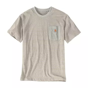 Carhartt T-shirt, Malt/Apple Butter Stripe