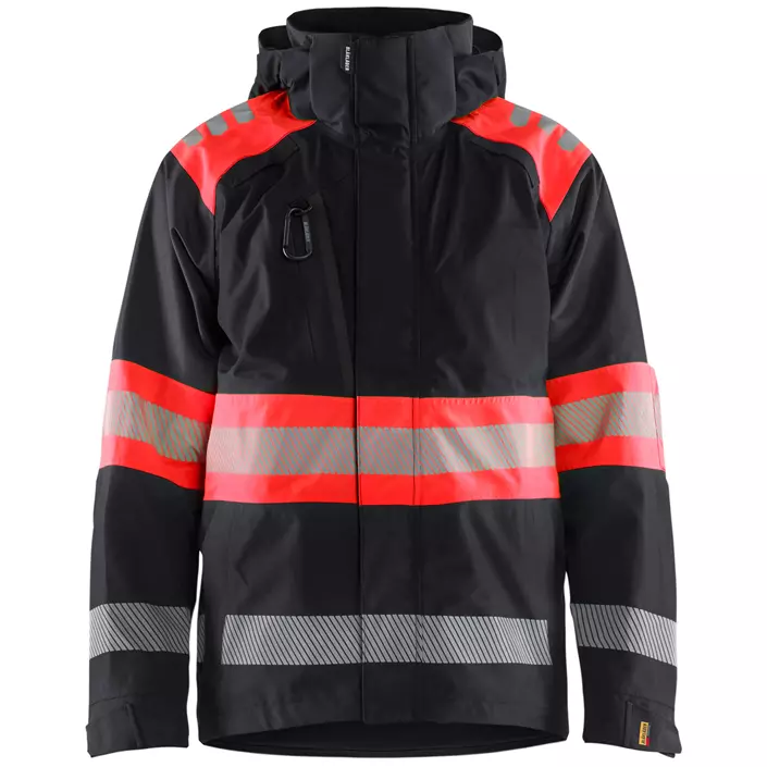 Blåkläder skaljakke, Sort/Hi-Vis Rød, large image number 0