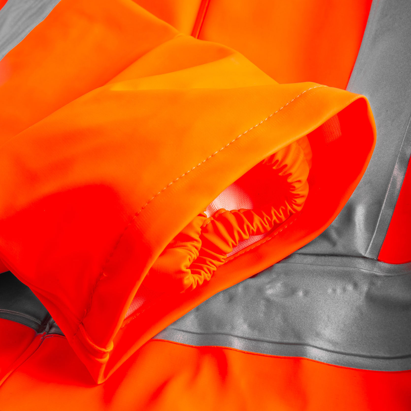 Lyngs&oslash;e Multinorm rain coveralls, Hi-vis Orange, large image number 3
