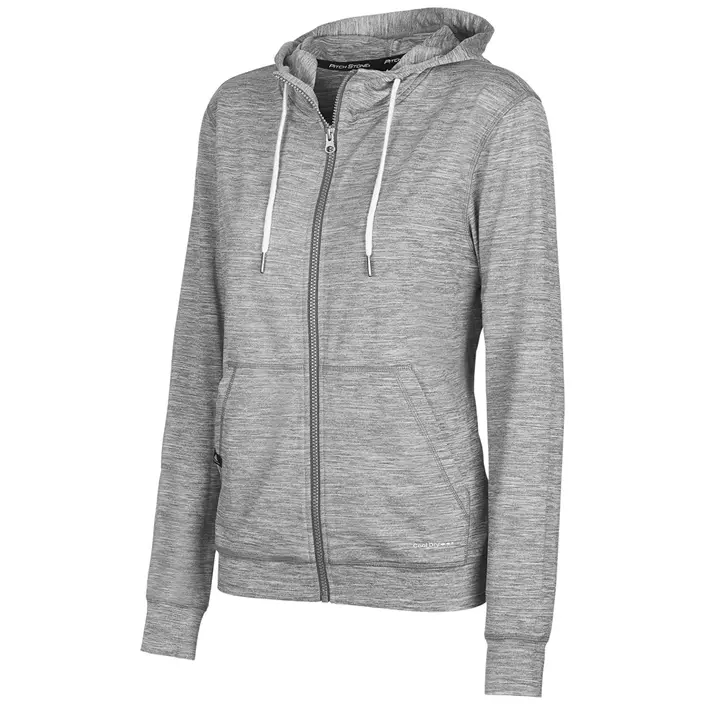 Pitch Stone Cooldry hoodie til børn, Grey melange , large image number 0