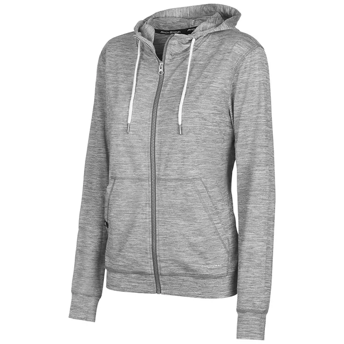 Pitch Stone Cooldry hoodie for kids, Grey melange, large image number 0