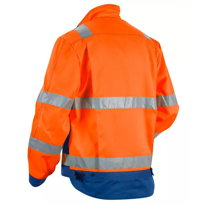 Blåkläder arbejdsjakke, Hi-vis orange/koboltblå, large image number 1