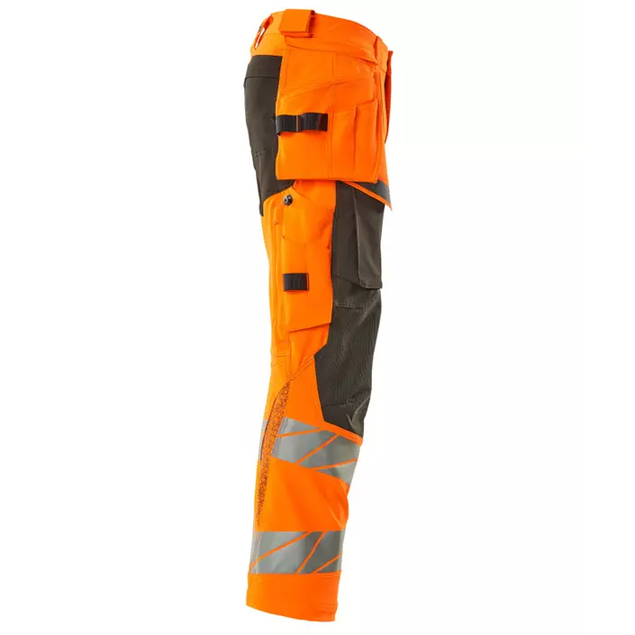 Mascot Accelerate Safe craftsman trousers Full stretch, Hi-vis Orange/Dark anthracite, large image number 2
