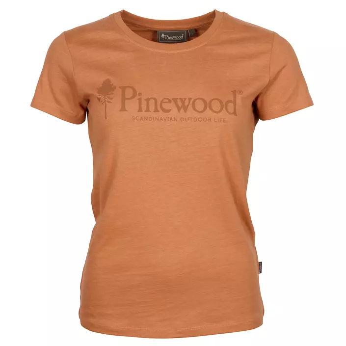 Pinewood Outdoor Life dame T-shirt, Lys Terracotta, large image number 0