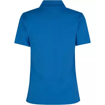 ID dame Pique Polo T-shirt med stretch, Azure