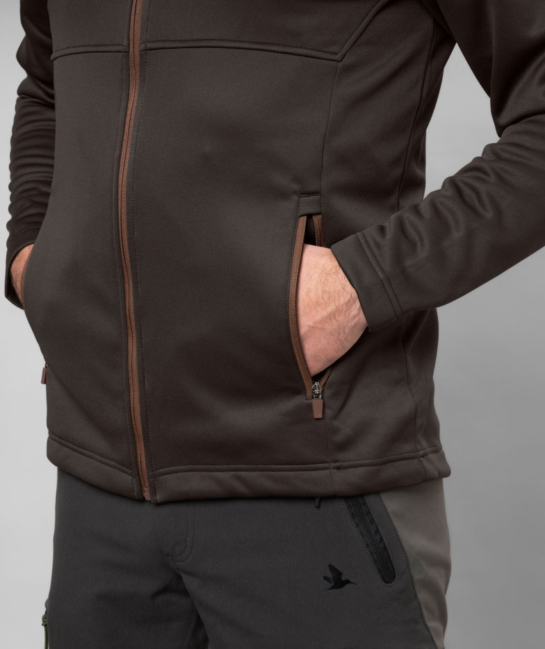 Seeland Elliot Fleecejacke, Dark brown, large image number 5