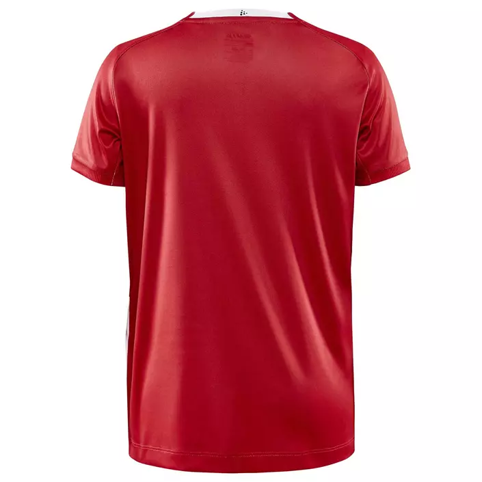 Craft Progress 2.0 Stripe Jersey T-Shirt für Kinder, Weiß/Rot, large image number 2