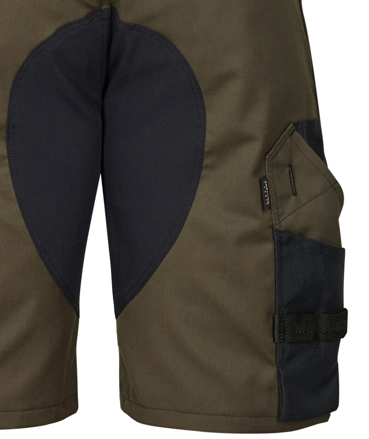 Engel X-treme arbetsshorts m. stretch, Forest Green/Svart, large image number 3