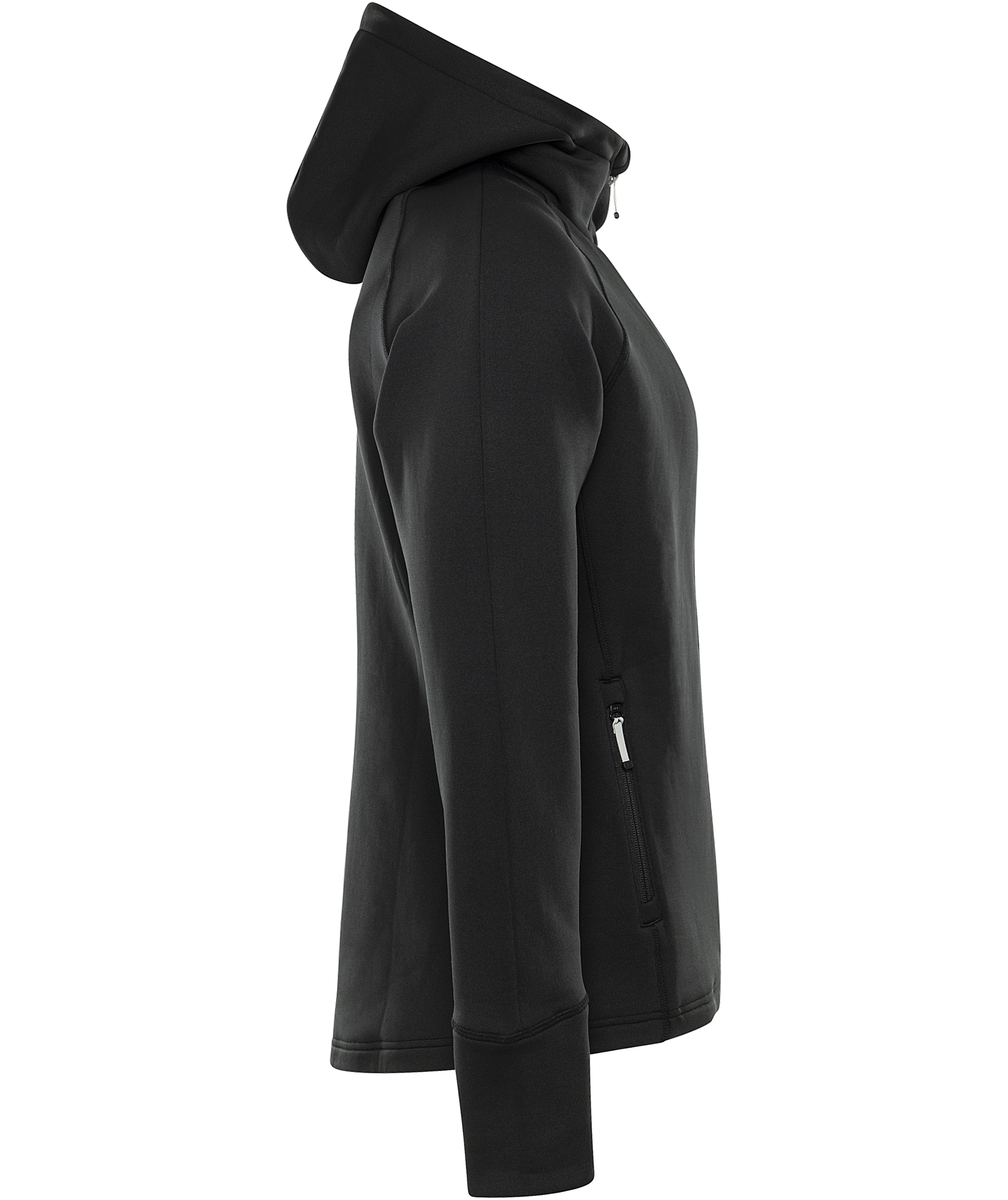 Fristads Cobalt Polartec&reg; Damen Hoodie mit Rei&szlig;verschluss, Schwarz, large image number 4