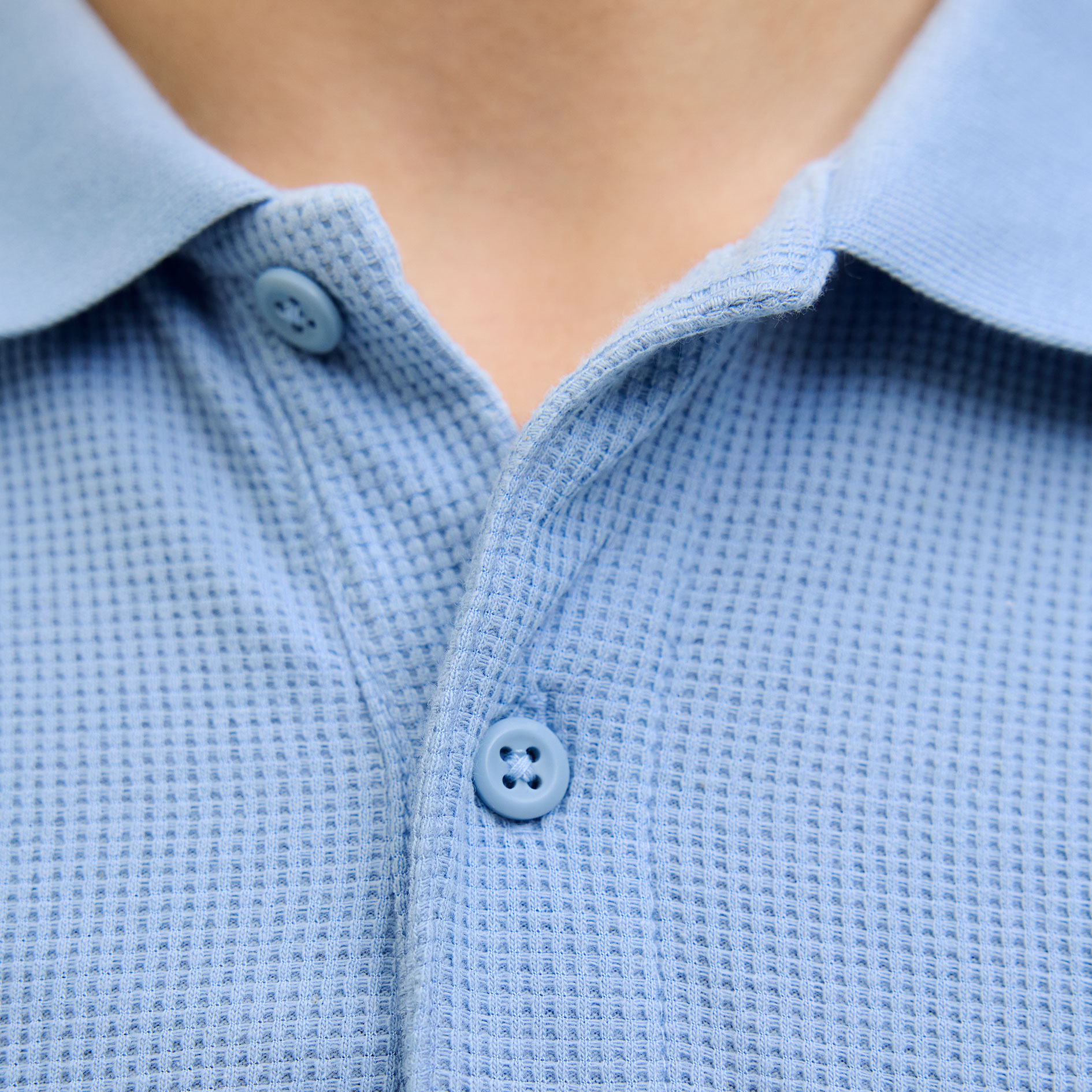 Jack & Jones JJEAUSTIN Polo shirt, Chambray Blue, large image number 3