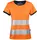 ProJob dame T-shirt 6012, Hi-Vis Orange/Sort, Hi-Vis Orange/Sort, swatch