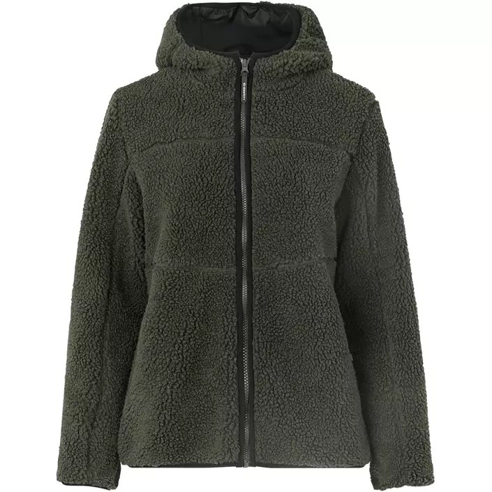 ID women's pile fleece jacket, Olive, large image number 0