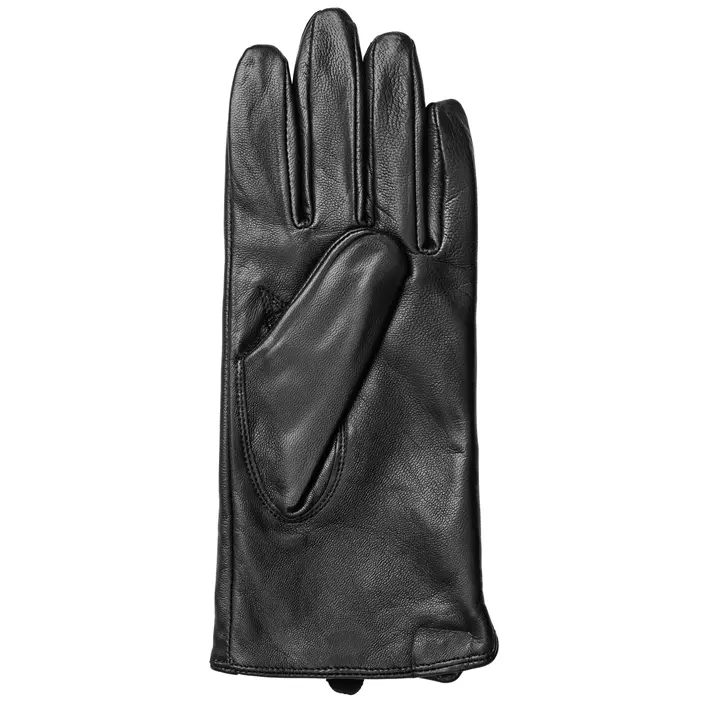 ID women's goat skin glove, Black, large image number 1
