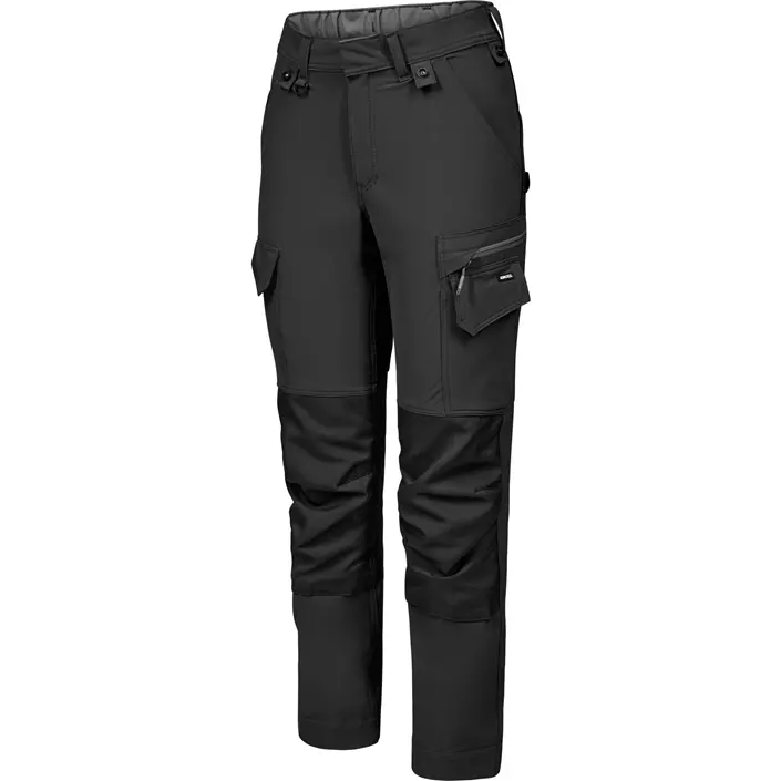 Engel Entire dame arbejdsbukser full stretch, Anthracite Grey/Black, large image number 5