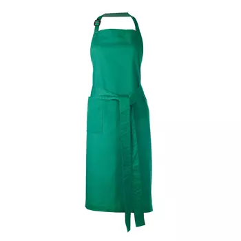 Toni Lee Kron bib apron with pocket, Green
