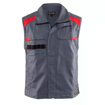 Blåkläder work vest, Grey/Red