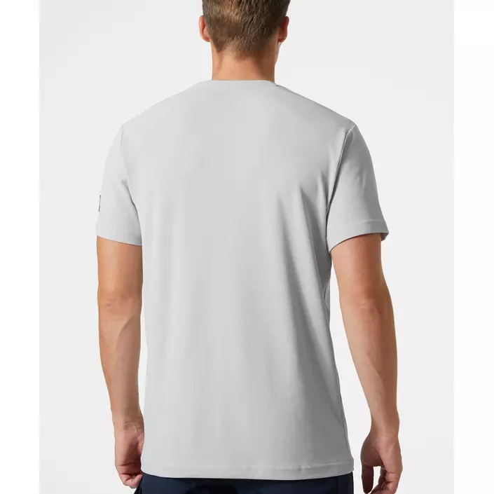 Helly Hansen Kensington Tech T-Shirt, Mid Grey, large image number 3