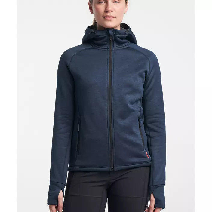 Tenson TXlite Damen Hoodie mit Reißverschluss, Dark blue, large image number 6