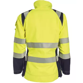 Tranemo Tera TX women's work jacket, Hi-vis Yellow/Marine