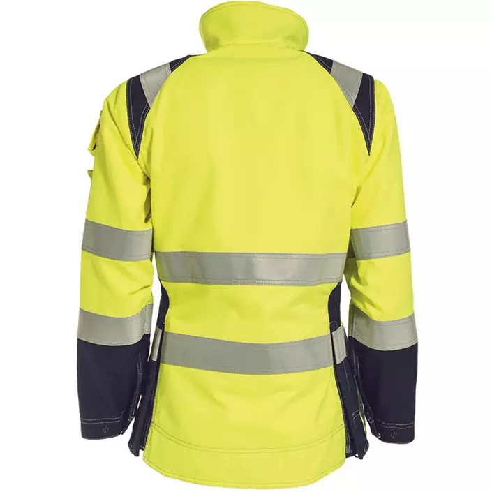 Tranemo Tera TX women's work jacket, Hi-vis Yellow/Marine, large image number 1