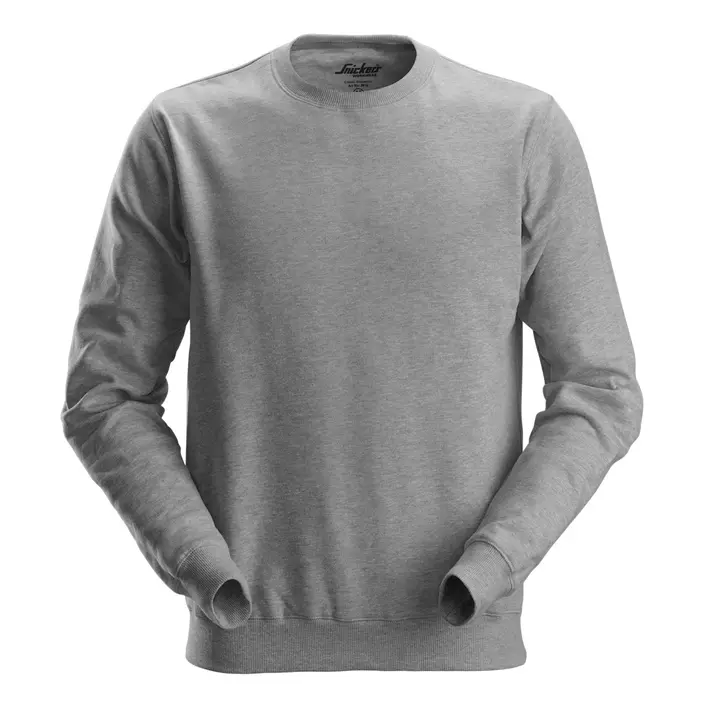 Snickers sweatshirt 2810, Lysegrå, large image number 0